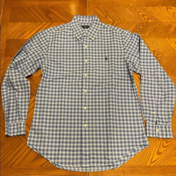 3 mens M Polo Ralph Lauren long sleeved shirts - Picture 5 of 10